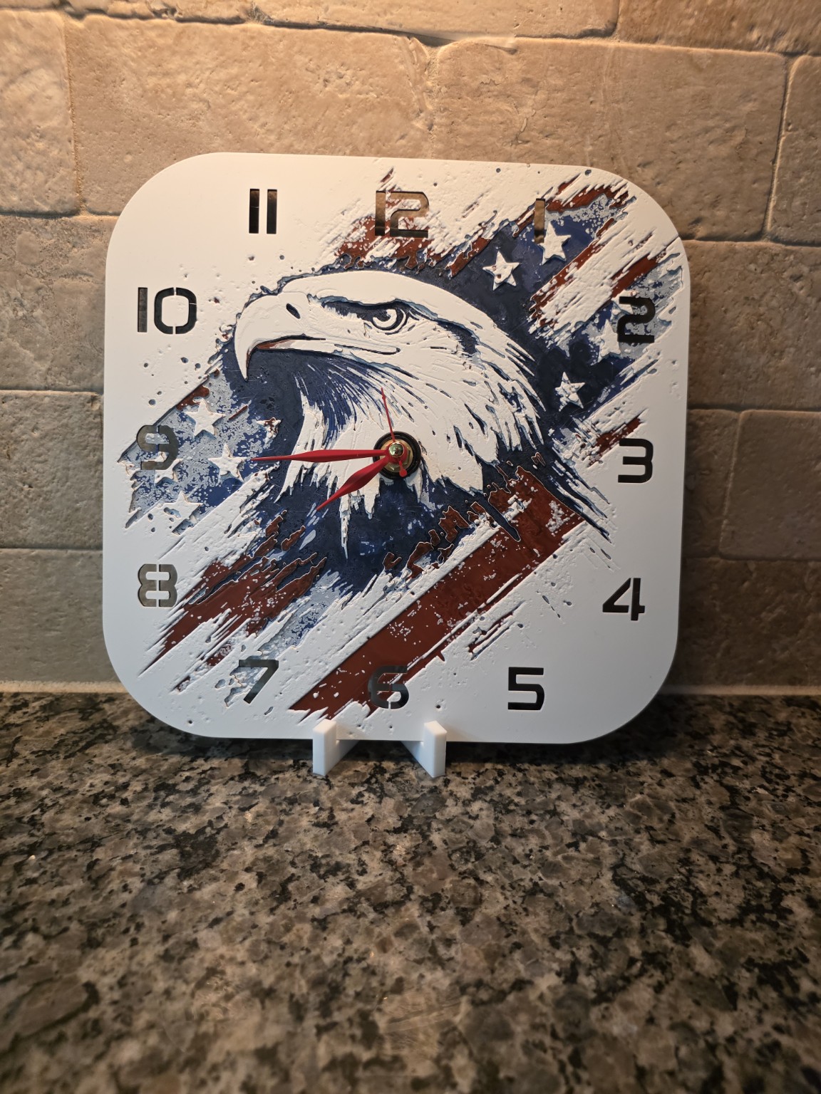 American eagle clock